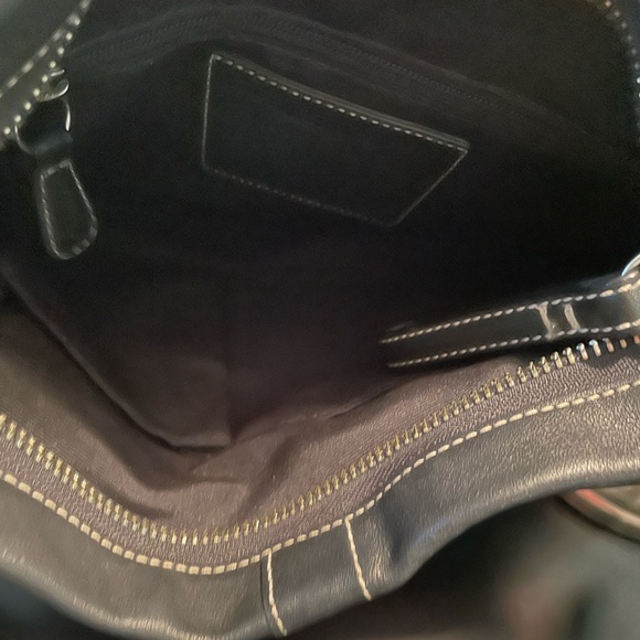 Small Black Coach Purse. EUC - Picture 3 of 6